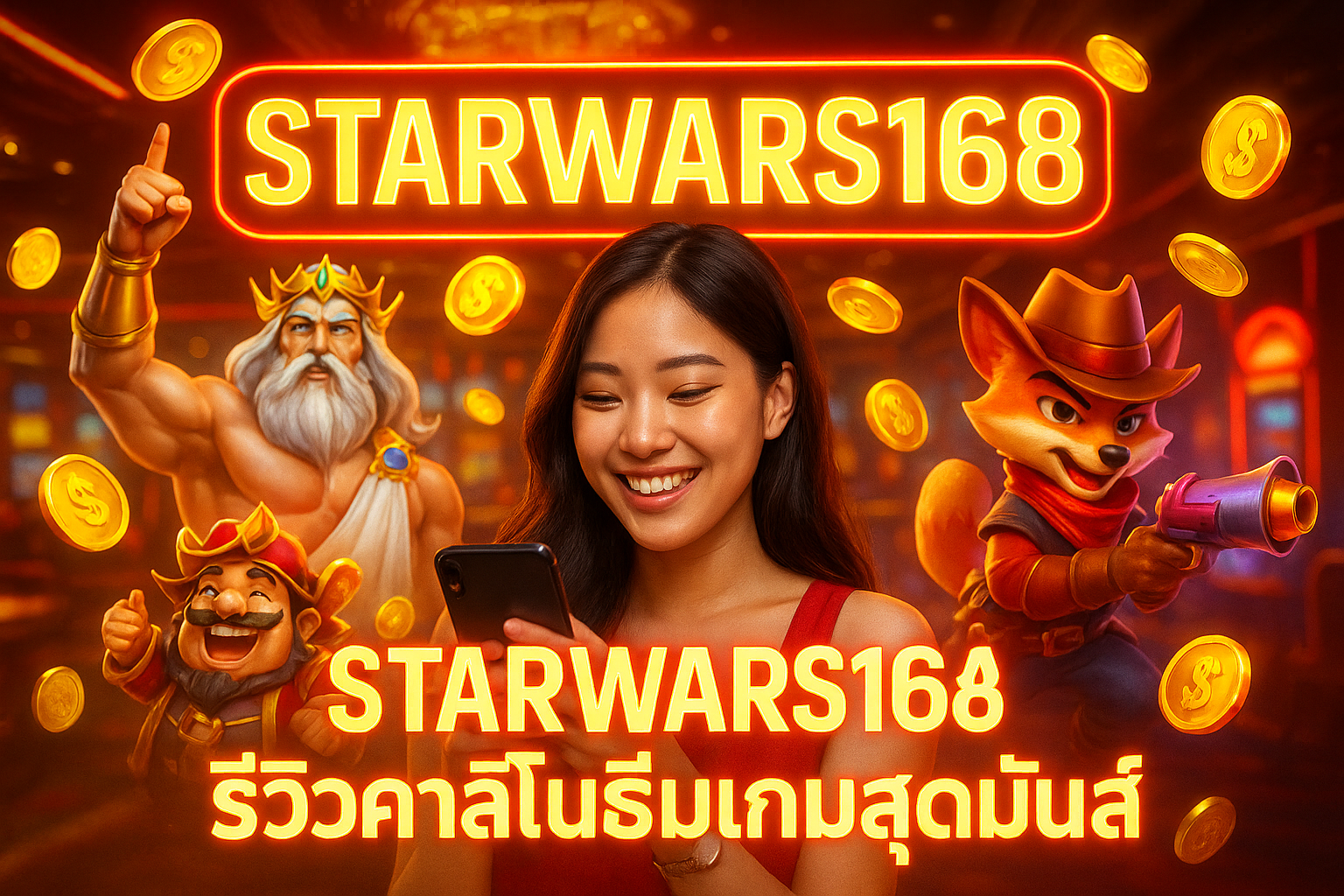 STARWARS168 รีวิวคาสิโนธีมเกมสุดมันส์